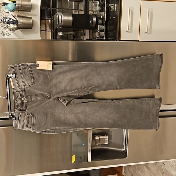 💕NYDJ💕 Ava High Waist Flare Jeans ~ Smokey Mountain Gray 12 NWT - Picture 4 of 16